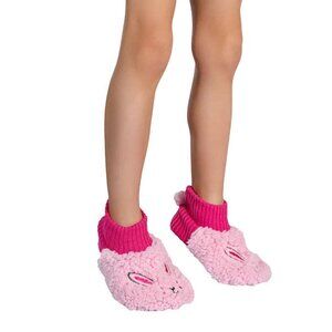 NEW K.Bell Kid's Sherpa Slippers |  2 mismatched Pack | Size M